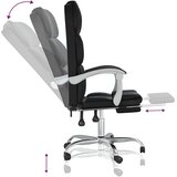  Uredski naslonjač od umjetne kože crni | shoptok.hr
