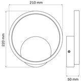  LED zidno svetlo ROMAN LED/11,5W/230V 4000K zlatno | Eponuda.com