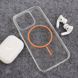  Maska za iPhone 16 Pro narandžasto Mag Case Clear Slim | ePonuda.com