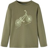  Dječja majica dugih rukava kaki 116 | shoptok.hr