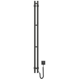  Električni sušač peškira SILOUETTE 106W sa termostatom 150x9 cm crna desna | Eponuda.com