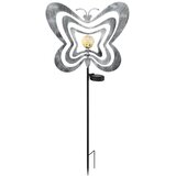 Globo 36581 - LED solarno svetlo LED/0,06W/3V IP44 srebrni leptir | Eponuda.com
