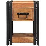  Noćni ormar 2 pcs Smeđa 30 x 30 x 40 cm Čvrsto drvo akacije | shoptok.hr