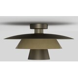  plafonska svetiljka plato 1xE27/15W/230V, prečnik 32 cm, brončana | Eponuda.com