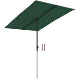  Vrtni suncobran s aluminijskom šipkom 2 x 1 5 m zeleni | shoptok.hr