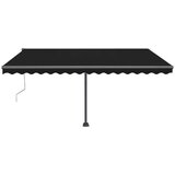  Automatska tenda sa senzorom za vjetar LED 450x300 cm antracit | shoptok.hr
