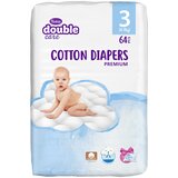 Violeta® pelene cotton premium veličina 3 midi (4-9 kg) 64 komada | shoptok.hr