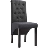  Jedilni stoli 4 kosi temno sivo blago, (20699667) | Shoptok.si