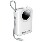 Remax RPP-73 White 35W Power Bank with 2 Fast Charging Cables 20000mAh