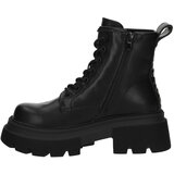 Buffalo Gležnarji z vezalkami 'MAVE' črna | Shoptok.si