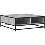  Stol za kavu Sivi Sonoma 80x80x30 cm Konstruirano drvo i metal | Eponuda.com