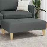 vidaXL Stolček za noge temno siv 77x55x31 cm blago cene