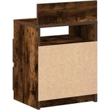  Noćni ormarići 2 kom s 2 ladice dimljeni hrast 40x33x60 cm | shoptok.hr
