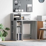  Stol s policom Siva Sonoma 90 x 48 x 101,5 cm Konstruirano drvo | shoptok.hr