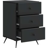  Noćni ormar s ladicama Crna 43 x 41 x 66 5 cm Konstruirano drvo | shoptok.hr