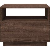  Stolić za kavu s LED svjetlima smeđi hrast 50x49x40 cm | Eponuda.ba