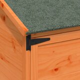  Vrtna Šupa s krovom Smeđa 59 x 56 x 113,5 cm Čvrsto drvo jele | shoptok.hr