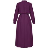 Trendyol Dark Purple Aller Piece Detailed Woven Dress | shoptok.hr