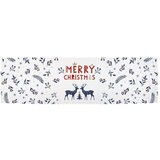 Butter Kings Božični bombažni namizni tekač 140x40 cm Merry Blue Christmas - Butter Kings Cene