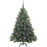 vidaXL Umjetno božićno drvce s stalakom Zelena 150 cm PE i PVC | shoptok.hr