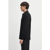 Fred Perry Pamučna majica dugih rukava boja: crna, bez uzorka, M6006 | shoptok.hr
