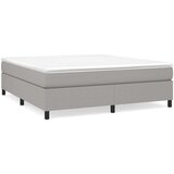  Box spring posteljni okvir svetlo siv 160x200 cm blago, (20739539) | Shoptok.si