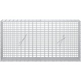  Gabion s žicom debljine 5 mm i mrežom 5x2,5 cm 100x20x50 cm | shoptok.hr