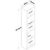 Hanah home polica za knjige HC111 2639