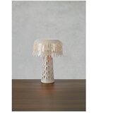 Markslöjd Sivo-bež namizna svetilka s kovinskim senčilom (višina 38 cm) Verbera – | Shoptok.si