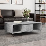 vidaXL Klubska mizica betonsko siva 104x60x35 cm inženirski les Cene