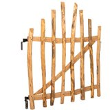  Obočen ogradi vrata 100 x 120 cm Impregniran les lešnika Rjava, (5000300982) Cene