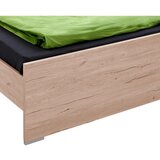 Novel postelja 120 cm x 200 cm , leseni material bela, barve hrasta | Shoptok.si