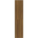 vidaXL Ormarić za knjige / pregrada smeđi hrast 80x30x135 cm iverica | shoptok.hr