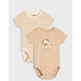 Sinsay Pamučni bodi s motivom safari životinja 2 pack | shoptok.hr