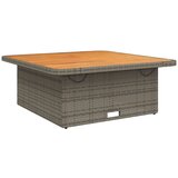  5-dijelni vrtni blagovaonski set sivi od poliratana Siva Dužina stola 110 cm | Shoptok.si