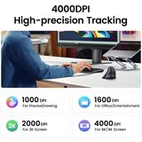 Ugreen brezžična ergonomska vertikalna miška z Bluetooth in Wi-Fi povezavo | Shoptok.si
