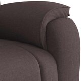  Naslonjač od tkanine tamnosmeđi | shoptok.hr
