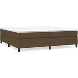 The Living Store Posteljni okvir temno rjava 200x200 cm blago - Posteljni Okvir, (21531817) | Shoptok.si