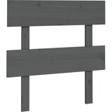 Maison Chic posteljno vzglavje - vzglavna omarica - nočna omarica sivo 93,5x3x81 cm trdna borovina, (21705117) Cene