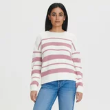 Sinsay - Črtast pulover - Roza