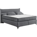 MID.YOU POSTELJA BOXSPRING 180 cm x 200 cm , tekstil, leseni material antracit | Shoptok.si