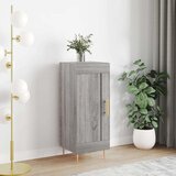 vidaXL Komoda siva sonoma 34,5x34x90 cm inženirski les | Shoptok.si