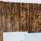 vidaXL Stenska kuhinjska omarica Dimljeni oreh 30 x 31 x 100 cm | Shoptok.si