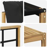  Set vanjskih sofa 7 kom. Bijela i crna | shoptok.hr