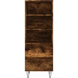  Visoka komoda boja hrasta 40x36x110 cm od konstruiranog drva Slike