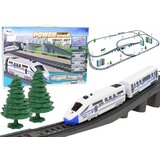 Lean Toys Železniški komplet z baterijskim vlakom – 86 delov, 914 cm tirov • Veliko mesto za majhne inženirje | Shoptok.si