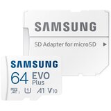Samsung evo plus microsd card 64GB class 10 + adapter MB-MC64KA KAR00591 cene