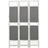 Sobna pregrada s 3 panela siva 105 x 165 cm od tkanine | shoptok.hr