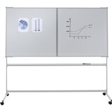 eurokraft pro pomična zložljiva tabla, jeklena pločevina, emajlirana, šxv 3000 x 1890 mm | Shoptok.si