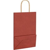  Papirnate vrećice 250 kom s ručkama crvene 21x11x31 cm | shoptok.hr